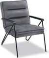 MCombo 4750 Relaxsessel aus Samt – Dunkelgrau – Ergonomisches &amp; kompaktes Design