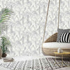 Hollandse Wandbekleding Behang Galapalos Wit