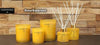 Świeca zapachowa Countryfield Optimism Ochre Yellow Ø7 x H9CM - kolekcja Ambiance