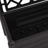Medina Plantenbak met latwerk 100x43x142 cm PP antraciet