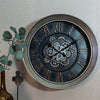 Countryfield Wanduhr Maddox S Messing Ø64CM - Industrielle Wanduhr