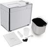 Professionele Broodbakmachine – Automatisch – 25 Programma’s – 500-1000 g – 550W – Zilver