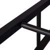 Barkruk, Bistrokruk, Barkruk, Stevig stalen frame, MDF, Zwart, Verpakking van 4