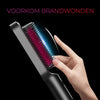 TYMO stijltang - Hair Straightener Brush - Snelle Verwarming - 5 Temperatuurinstellingen - Anti-Verbranding