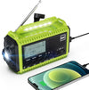 DAB/FM z baterią 5000mAh, przenośne radio solarne z latarką LED i lampką do czytania, radio budowlane DAB+ IPX4, radio awaryjne i alarm SOS, odpowiednie do wędrówek pieszych, biwakowania i na zewnątrz 