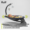 Babyschommel + wieg, bediening metbehulp van een afstandsbediening, 12 Geprogrammeerde melodieën, een schommelrichting 5 Schommelsnelheden, Vergrendeling, Rugleuningverstelling Timer