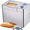 Professionele Broodbakmachine – Automatisch – 25 Programma’s – 500-1000 g – 550W – Zilver