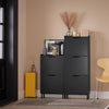Schoenenkast Met 3 Kleppen, Schoenencommode, Schoenenrek, Schoenenkist, Gangkast, Opbergkast Voor Schoenen