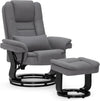 MCombo 9099 Relaxsessel mit Hocker – Drehbar &amp; Verstellbar – In 3 stylischen Varianten