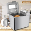 Professionele Broodbakmachine – Automatisch – 25 Programma’s – 500-1000 g – 550W – Zilver