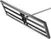 MyGoodHome Professionele Gazonrakel 90x30 cm met Steel – Nivelleringshark van Metaal voor Gazononderhoud – Gazonnivelleringshark & Gazonplanner