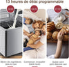 Professionele Broodbakmachine – Automatisch – 25 Programma’s – 500-1000 g – 550W – Zilver
