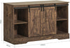 Sideboard – Aufbewahrungsschrank – Beistelltisch – Braun – Spanplatte – 120 x 40 x 70 cm 