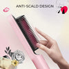 TYMO stijltang - Hair Straightener Brush - Snelle Verwarming - 5 Temperatuurinstellingen - Anti-Verbranding