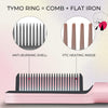 TYMO stijltang - Hair Straightener Brush - Snelle Verwarming - 5 Temperatuurinstellingen - Anti-Verbranding