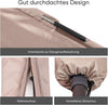 Parasolhoes voor Outsunny parasol 460x270 beige