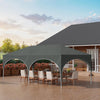 3 x 6 m Easy Up Partyzelt - Faltbare Partyzelte - Pavillon - Wasserfestes Partyzelt - Easy-Up-Mechanismus aus Metall - UV-Schutzfaktor 50+ - Partyzelt mit 6 abnehmbaren Seitenwänden