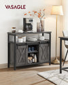Sideboard, keukenkastje, opbergkastje, met 2 schuifdeuren, verstelbare plank, industrieel, voor woonkamer