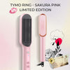 TYMO stijltang - Hair Straightener Brush - Snelle Verwarming - 5 Temperatuurinstellingen - Anti-Verbranding