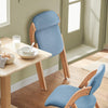 SoBuy Klapstoel - Modern - Hout - Blauw - 47x60x77cm