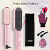 TYMO stijltang - Hair Straightener Brush - Snelle Verwarming - 5 Temperatuurinstellingen - Anti-Verbranding