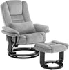 MCombo 9099 Relaxsessel mit Hocker – Drehbar &amp; Verstellbar – In 3 stylischen Varianten