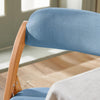 SoBuy Klapstoel - Modern - Hout - Blauw - 47x60x77cm