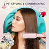 TYMO stijltang - Hair Straightener Brush - Snelle Verwarming - 5 Temperatuurinstellingen - Anti-Verbranding