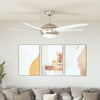 Plafondventilator Met Lamp 128 Cm