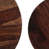 2-Delige Salontafelset 60X35 Cm Massief Acaciahout