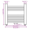 Radiator / Handdoekenrek Recht