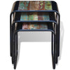 3-Delige Tafeltjesset Massief Gerecycled Hout