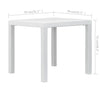 3-Delige Bistroset Rattan-Look Kunststof