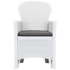 3-Delige Bistroset Rattan-Look Kunststof