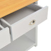 Wandtafel 97X35X76 Cm Grijs Blauw