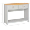 Wandtafel 97X35X76 Cm Grijs Blauw