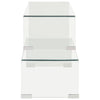 2-Delige Salontafelset 90X30X20/110X30X40 Cm Gehard Glas