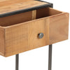Wandtafel 90X30X75 Cm Massief Gerecycled Hout