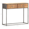 Wandtafel 90X30X75 Cm Massief Gerecycled Hout
