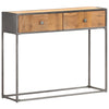 Wandtafel 90X30X75 Cm Massief Gerecycled Hout