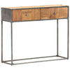 Wandtafel 90X30X75 Cm Massief Gerecycled Hout