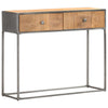 Wandtafel 90X30X75 Cm Massief Gerecycled Hout