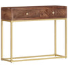 Wandtafel 90X30X75 Cm Massief Mangohout