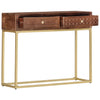 Wandtafel 90X30X75 Cm Massief Mangohout