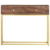 Wandtafel 90X30X75 Cm Massief Mangohout