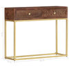 Wandtafel 90X30X75 Cm Massief Mangohout