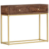 Wandtafel 90X30X75 Cm Massief Mangohout