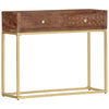 Wandtafel 90X30X75 Cm Massief Mangohout