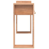 Wandtafel 90X35X75 Cm Massief Teakhout