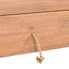 Wandtafel 90X35X75 Cm Massief Teakhout